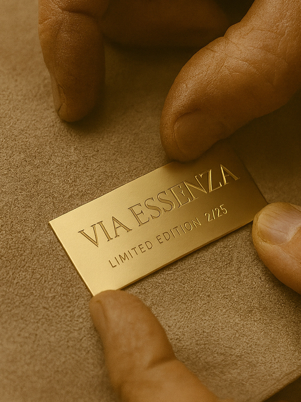 Via Essenza collector's plate. Numbered edition. Limited 25 per color.