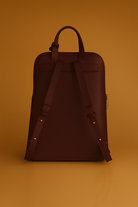Via Essenza VIA backpack in deep dark burgundy  Italian leather, Vino color
