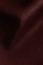 Via Essenza Vino color leather, deep dark burgundy